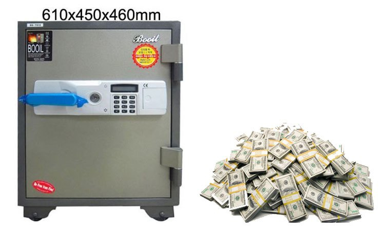 Két sắt Booil BS T610 có khóa chìa kèm theo