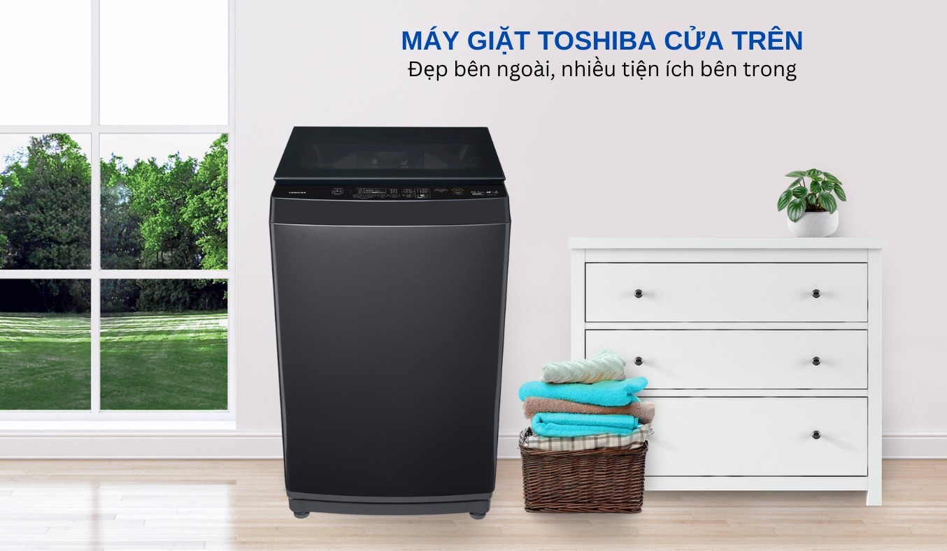 Máy giặt Toshiba Inverter 10.5 kg AW-DUK1160HV(SG) Máy giặt Toshiba thiết kế sang trọng