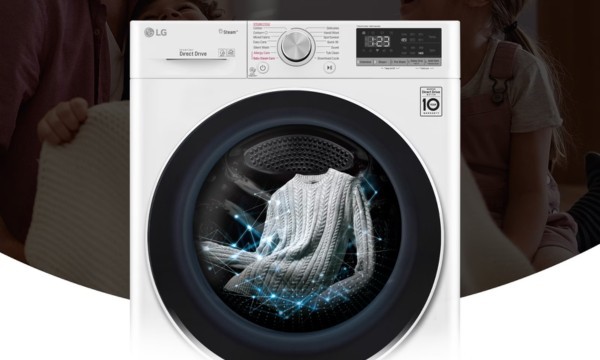 Máy giặt LG Inverter 10 kg FV1410S4W1 - AI DD™ tối ưu hóa chuyển động giặt