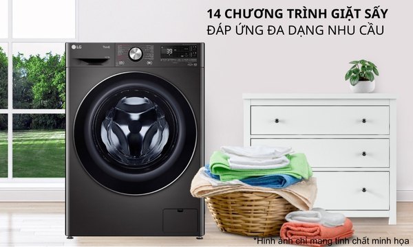 Máy giặt sấy LG FV1412H3BA 12/7kg nhiều chương trình