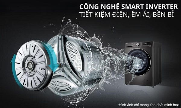 Máy giặt sấy LG FV1413H3BA 13/8kg