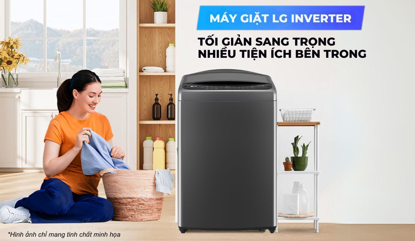 Máy giặt LG Inverter 14 kg T2514VBTB