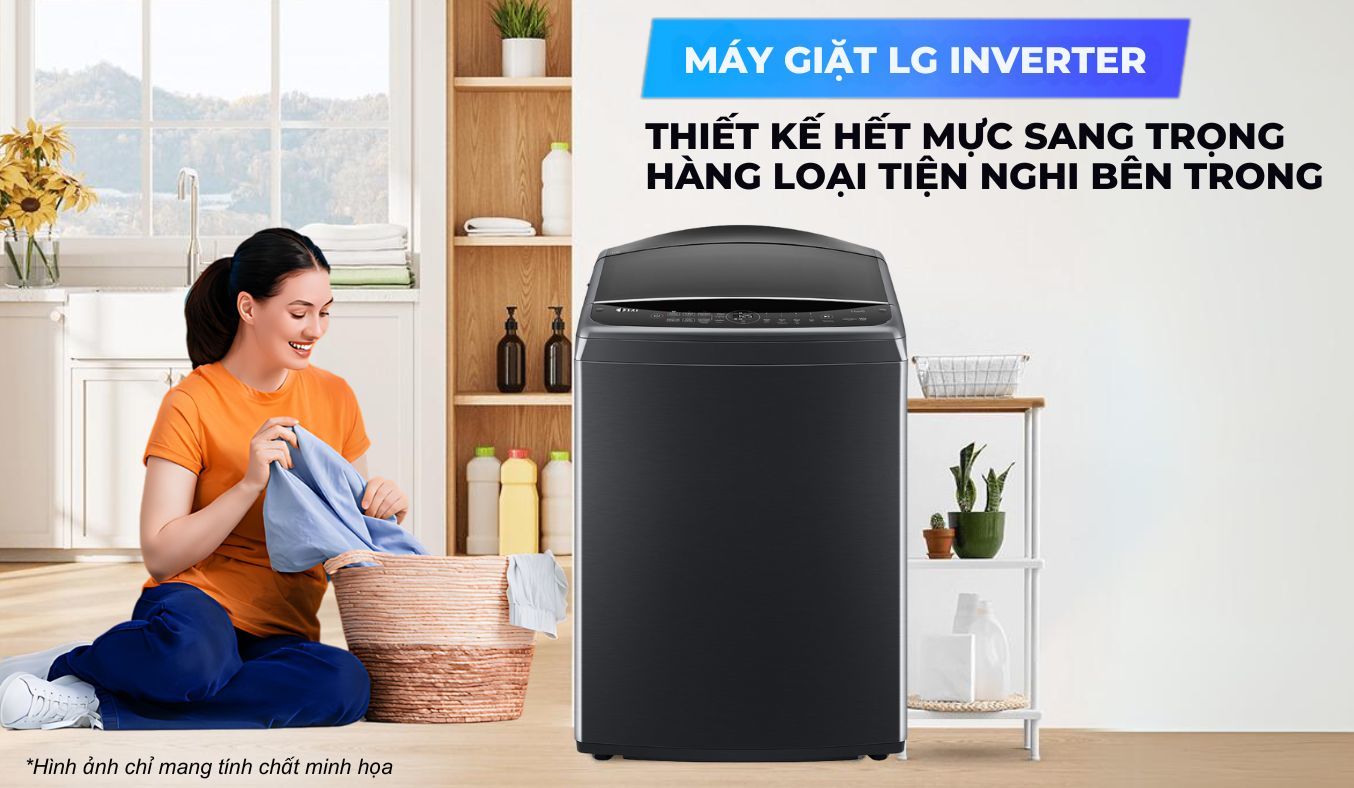 Máy giặt LG Inverter 15 kg TV2515DV5J