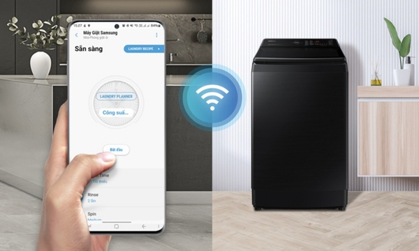 Máy giặt Samsung Inverter 14 kg WA14CG5886BVSV - Eco Tub Clean tự động vệ sinh lồng giặt