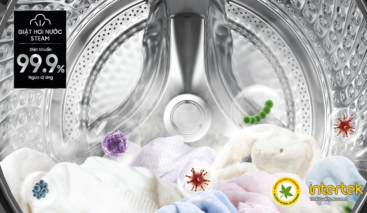 Máy giặt Samsung - Công nghệ giặt hơi nước Steam