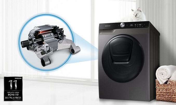 Máy giặt Samsung Inverter 12 kg WW12TP94DSB - Công nghệ Inverter tiết kiệm điện