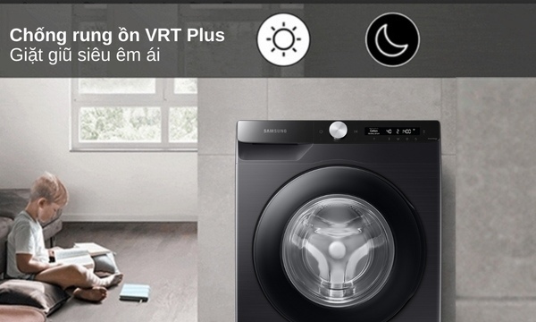 Máy giặt Samsung 13 kg Inverter WW13T504DAB - Chống rung ồn với VRT Plus™
