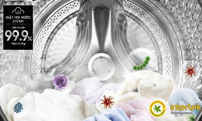 Máy giặt Samsung Inverter - Giặt hơi nước Hygiene Steam