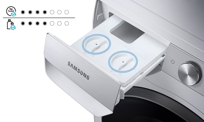 Máy giặt Samsung Inverter 9 kg - Ngăn nước giặt xả AI Dispenser