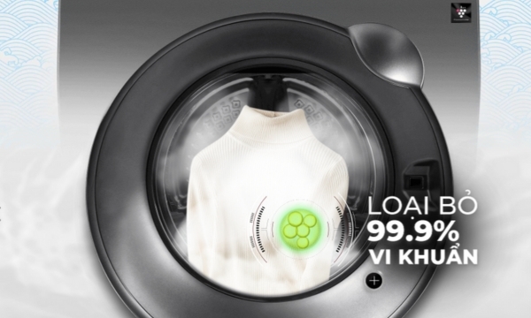 Máy giặt sấy Sharp Inverter ES-FKD1054PV-S Giặt hơi nước 