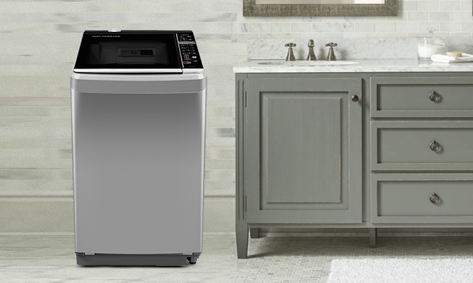 Máy giặt Aqua AQW-D901BT (S) tinh khôi, trang trọng