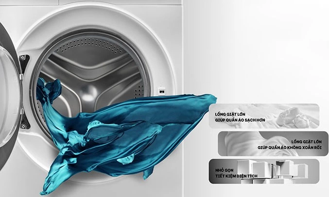 Máy giặt Aqua Inverter 9 kg AQD-A900F.S