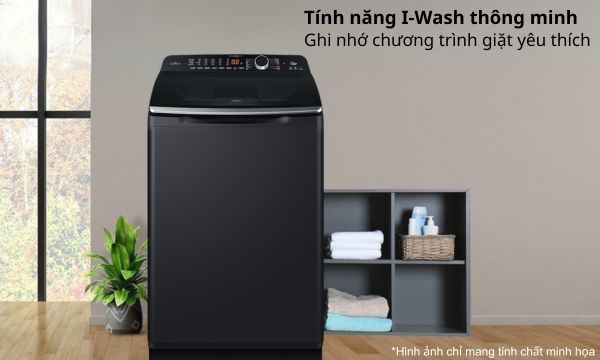 Máy giặt Aqua Inverter 10 kg AQW-DR101GT.BK - Ghi nhớ chương trình giặt I-Wash