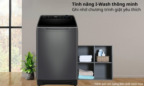 Máy giặt Aqua Inverter 18 kg AQW-DR180UHT.PS - Ghi nhớ chương trình giặt I-Wash
