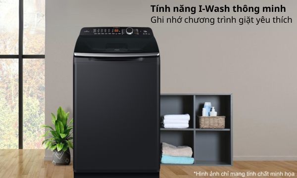 Máy giặt Aqua 10 kg AQW-FR101GT.BK - Ghi nhớ chương trình giặt I-Wash