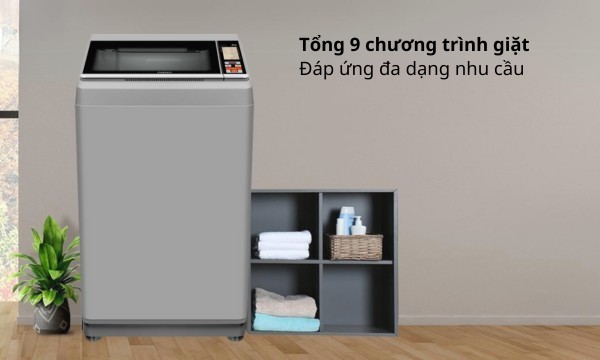 Máy giặt Aqua 9 kg AQW-S90CT.S 9 chế độ giặt