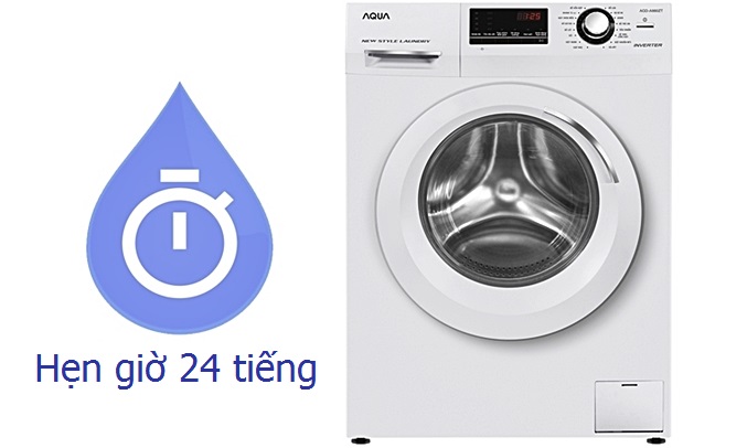 Máy giặt Aqua 9.8 kg AQD-A980ZT hẹn giờ 24 tiếng