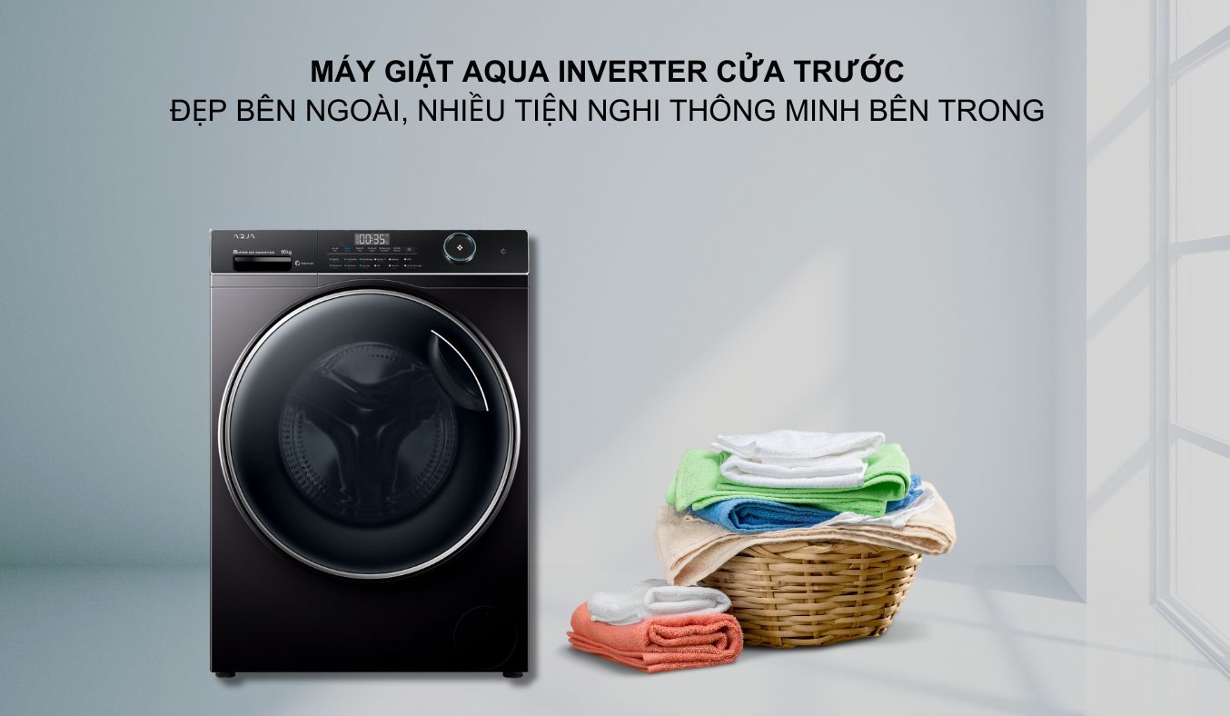 Máy giặt Aqua Inverter 10 kg AW10-B4959U1K(B)