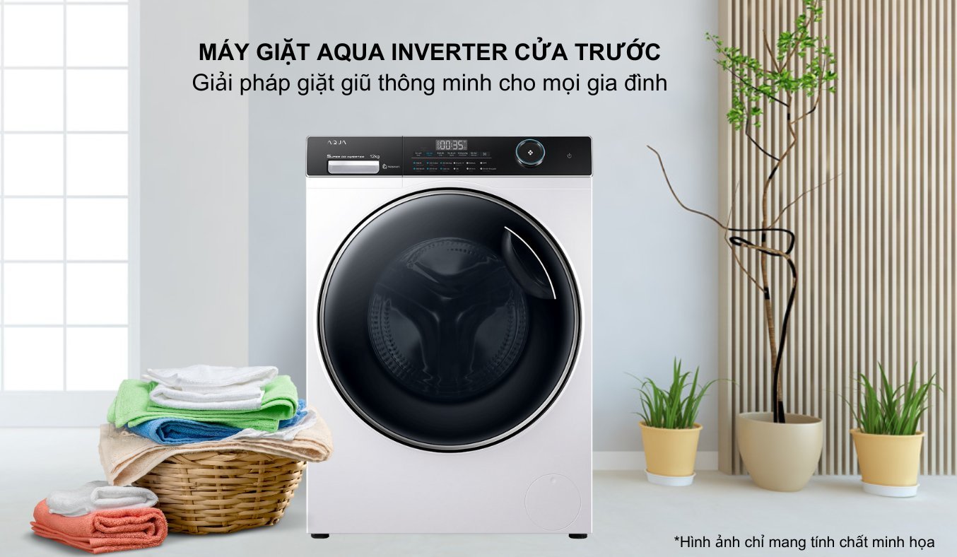 Máy giặt Aqua Inverter 12 kg AW12-B4959U1K(W)