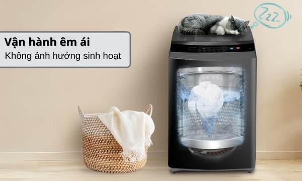 Máy giặt Casper 7.5 kg WT-75NG1 Vận hành êm ái, bền bỉ