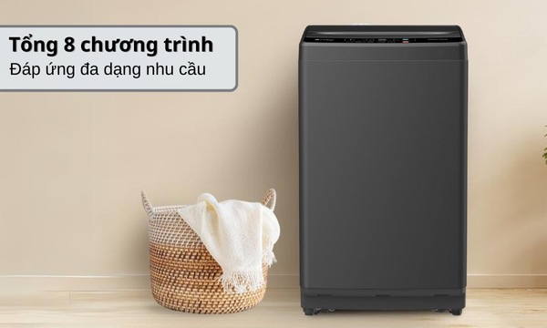 Máy giặt Casper 7.5 kg WT-75NG1 - Tổng lên đến 8 chương trình giặt