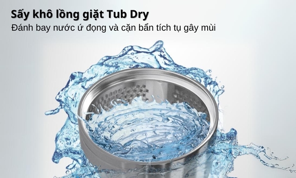 Máy giặt Casper 8.5 kg WT-85NG1 - Chế độ sấy gió AirDry, tiết kiệm thời gian phơi