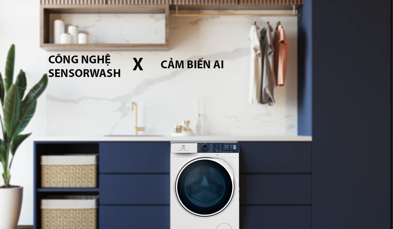 Máy giặt sấy Electrolux Inverter 11 kg EWW1142Q7WB -