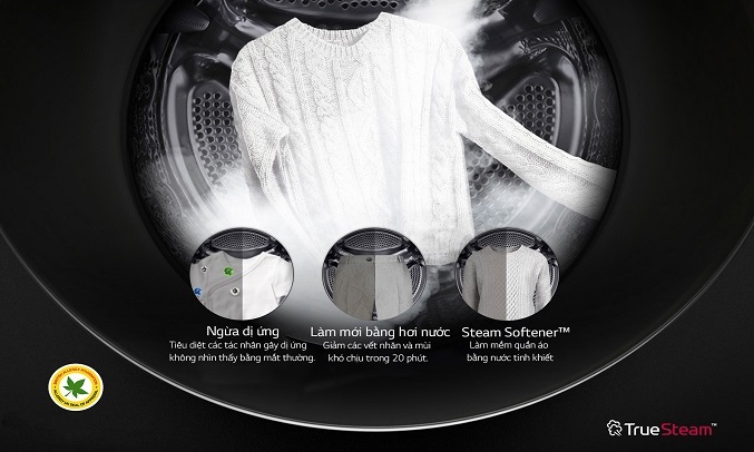 Máy giặt LG Inverter 10.5 kg FG1405H3W1 - Công nghệ True Steam 