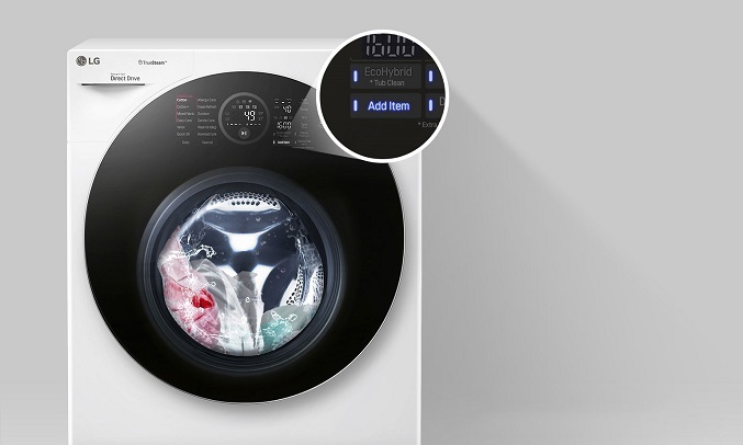 Máy giặt LG Inverter 10.5 kg FG1405H3W1 - thêm đồ giặt tiện lợi