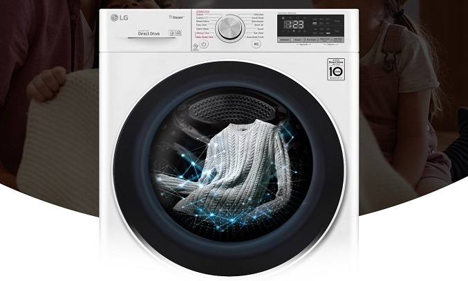 Máy giặt LG Inverter 9 Kg FV1409S4W - Công nghệ giặt 6 chuyển động