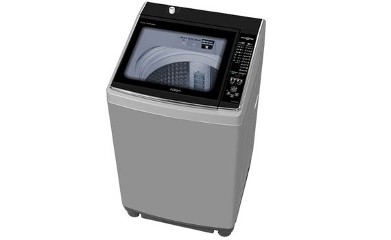 Máy giặt Aqua 11.5 Kg AQW-UW115AT (S) thiết kế đơn giản, gọn gàng, giá rẻ tại Nguyễn Kim