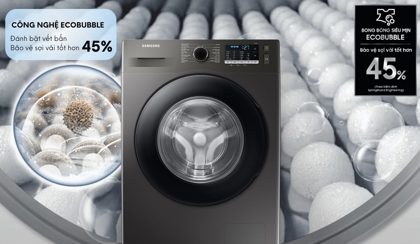 Máy giặt Samsung - Bong bóng siêu mịn Eco Bubble