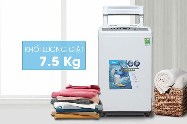 Chỉ số khối lượng giặt trên máy thường được ghi rõ bên ngoài sản phẩm để người dùng dễ dàng tuân theo