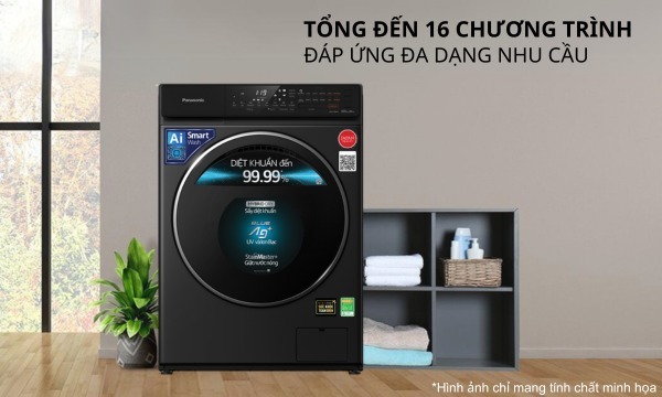 Máy giặt sấy Panasonic NA-S106FR1BV 10/6kg nhiều chế độ sấy