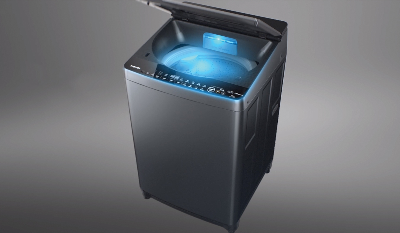 Máy giặt Toshiba Inverter 16 kg AW-DUG1700WV (SS) đánh bật mọi vết bẩn