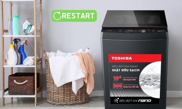 Máy giặt Toshiba Inverter 12 kg AW-DUK1300KV(MK) - Tự khởi động lại sau khi có điện