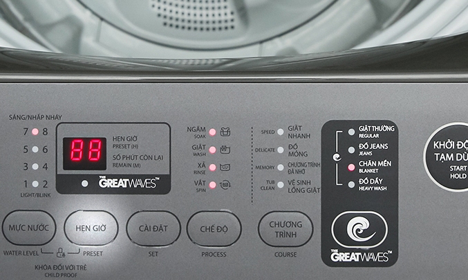 Máy giặt Toshiba 10.5 kg AW-UK1150HV(SG) - Hẹn giờ