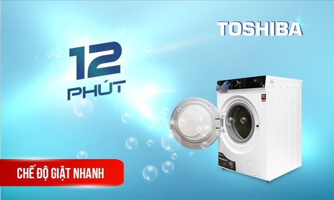 Máy giặt Toshiba Inverter 9.5 kg cửa trước
