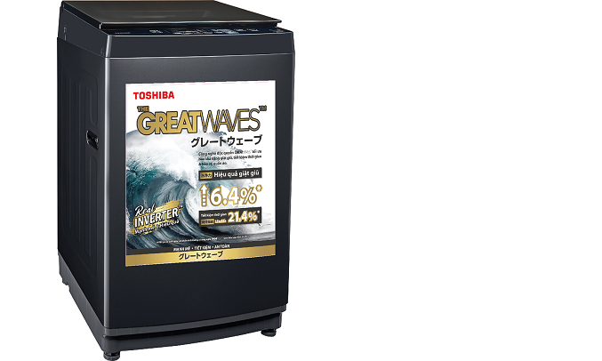 Máy giặt Toshiba Inverter 9 Kg AW - Công nghệ giặt Greatwave-DK1000FV(KK) - 