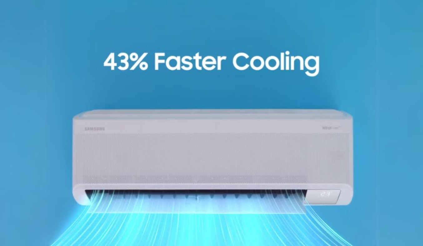 Máy lạnh Samsung Inverter 1.5 HP AR13DYHZAWKNSV - WindFree™ Cooling thổi gió mát dịu không buốt giá