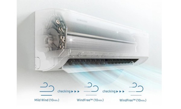 Máy lạnh Samsung Inverter 1.5 HP AR13DYHZAWKNSV - Tự động làm khô dàn lạnh