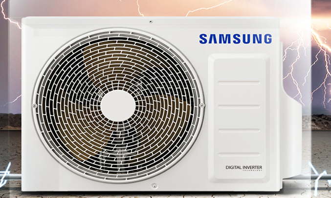 Máy lạnh Samsung Inverter 1 HP AR10TYHYCWKNSV - gas R32