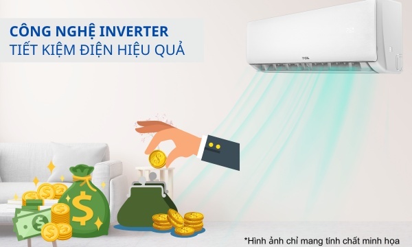 Máy lạnh TCL Inverter 2 HP TAC-18CSD/XAB1 Tiết kiệm điện hiệu quả