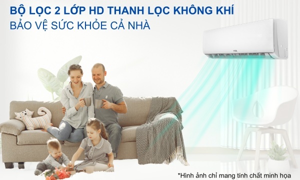 Máy lạnh TCL Inverter 2 HP TAC-18CSD/XAB1 Thanh lọc không khí