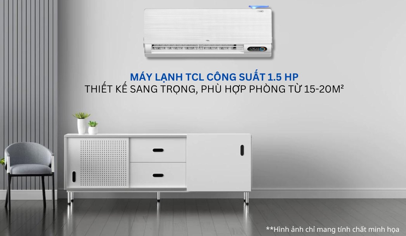 Máy lạnh TCL Inverter 1.5 HP TAC-13CSD/FBI