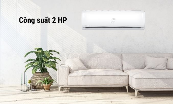 Máy lạnh Aqua Inverter 2 HP AQA-KCRV18TK - Công suất 2 HP