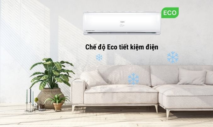 Máy lạnh Aqua - Chế độ Eco tiết kiệm điện