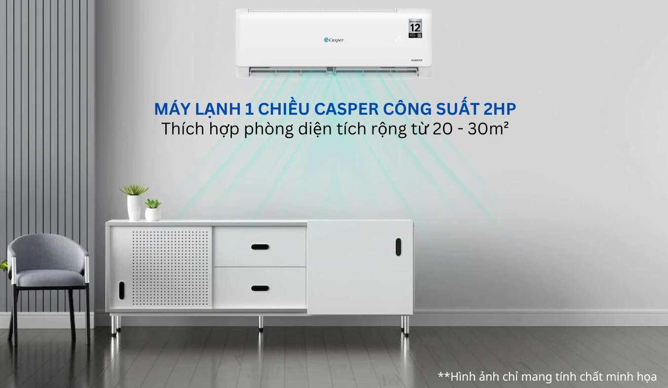 Máy lạnh Casper Inverter 2 HP TC-18IS36