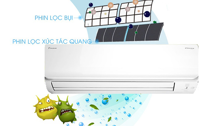 Máy lạnh Daikin 1 HP ATKC25TVMV hoạt động êm ái