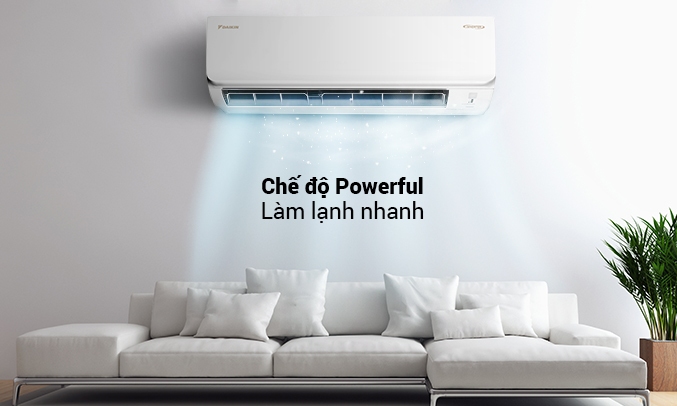 Máy lạnh Daikin Inverter 1.5 HP ATKA35UAVMV - Điều hòa Daikin làm lạnh nhanh tức thì 
